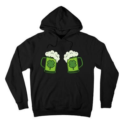 Drinking Green Beer Boobs Shamrock Irish Patricks Day Tall Hoodie