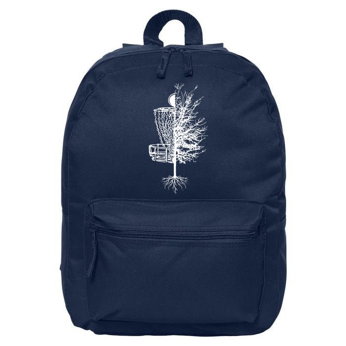 Disc Golf Basket Tree Frisbee Golf 16 in Basic Backpack