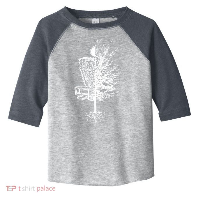 Disc Golf Basket Tree Frisbee Golf Toddler Fine Jersey T-Shirt