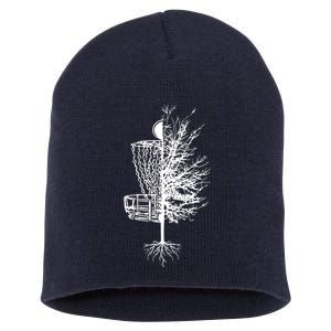 Disc Golf Basket Tree Frisbee Golf Short Acrylic Beanie