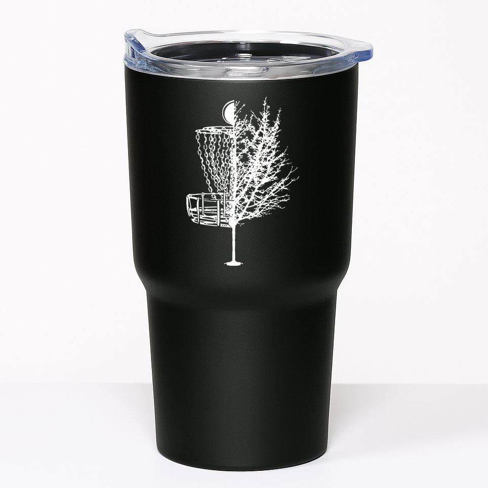 Disc Golf Basket Tree Shirts Funny Tumbler