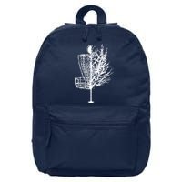 Disc Golf Basket Tree Shirts Funny 16 in Basic Backpack
