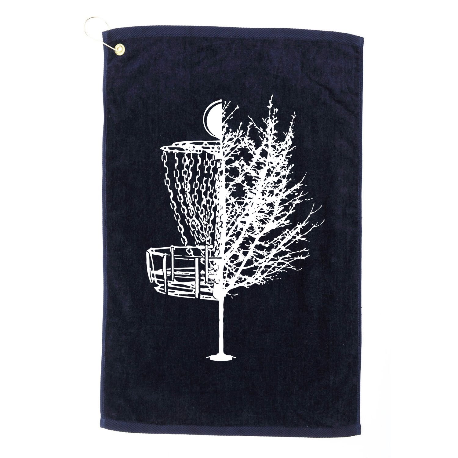 Disc Golf Basket Tree Shirts Funny Golf Towel