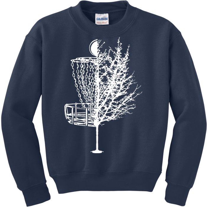 Disc Golf Basket Tree Shirts Funny Kids Sweatshirt