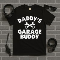 Daddy's Garage Buddy Funny Car Mechanic T-Shirt