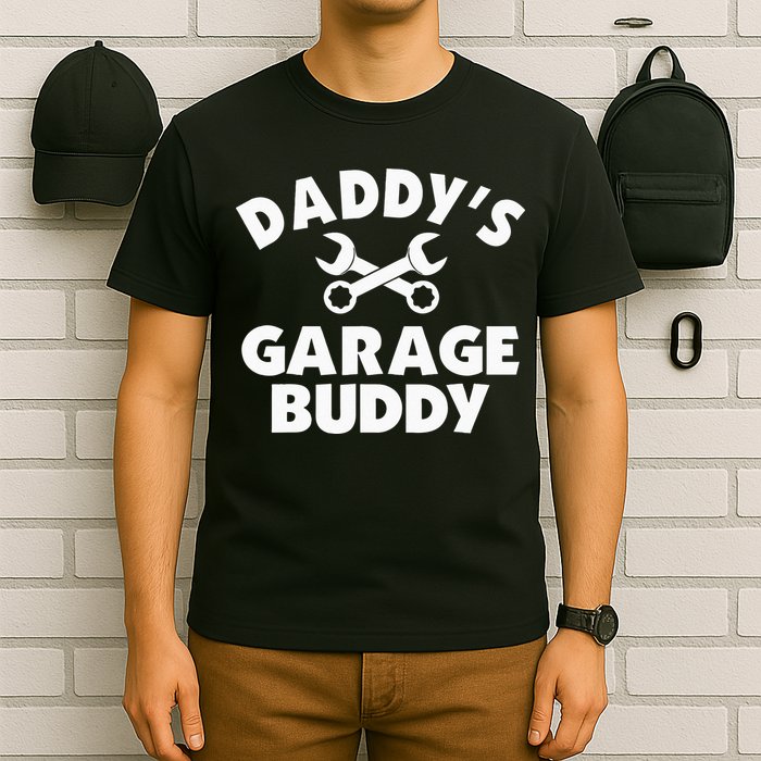 Daddy's Garage Buddy Funny Car Mechanic T-Shirt