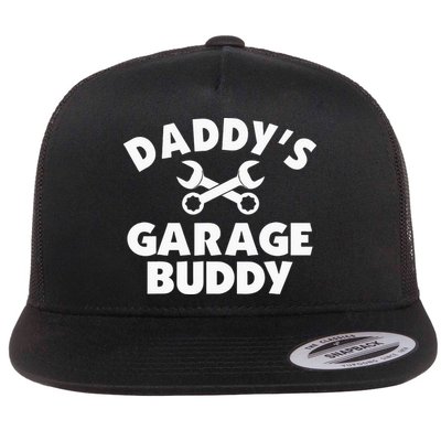 Daddy's Garage Buddy Funny Car Mechanic Flatbill Hat