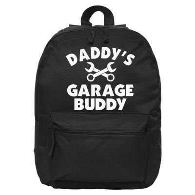 Daddy's Garage Buddy Funny Car Mechanic 16 in Basic Backpack