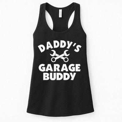 Daddy's Garage Buddy Funny Car Mechanic Womens Tank Top