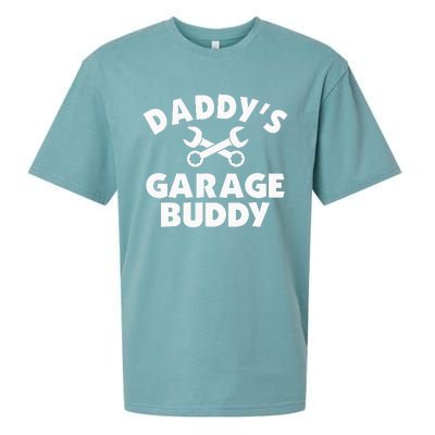 Daddy's Garage Buddy Funny Car Mechanic Sueded Cloud Jersey T-Shirt