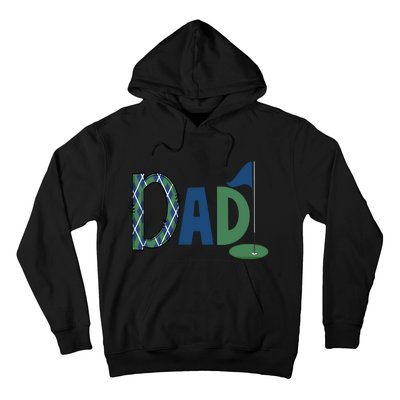 Dad Golf Birthday Boy Family Matching Golf Birthday Hoodie