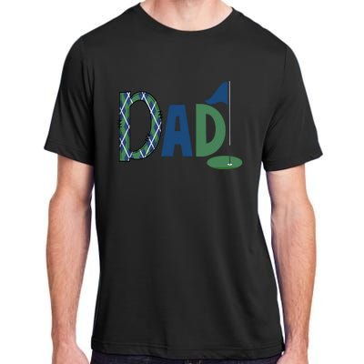 Dad Golf Birthday Boy Family Matching Golf Birthday Adult ChromaSoft Performance T-Shirt