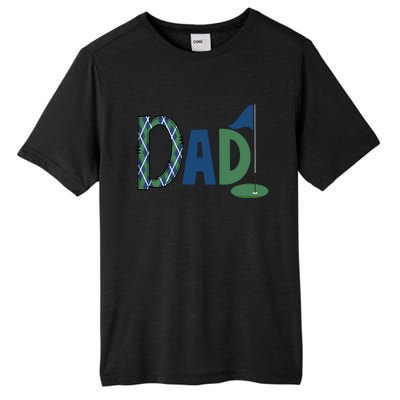 Dad Golf Birthday Boy Family Matching Golf Birthday Tall Fusion ChromaSoft Performance T-Shirt