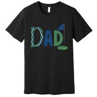 Dad Golf Birthday Boy Family Matching Golf Birthday Premium T-Shirt