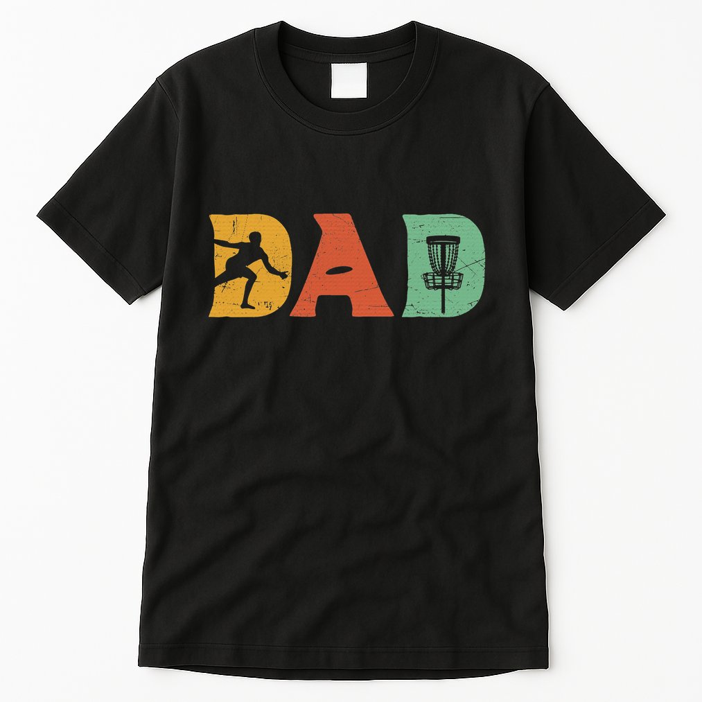 Disc Golf Best Dad By Par Father's Day Disc Golf Tall T-Shirt