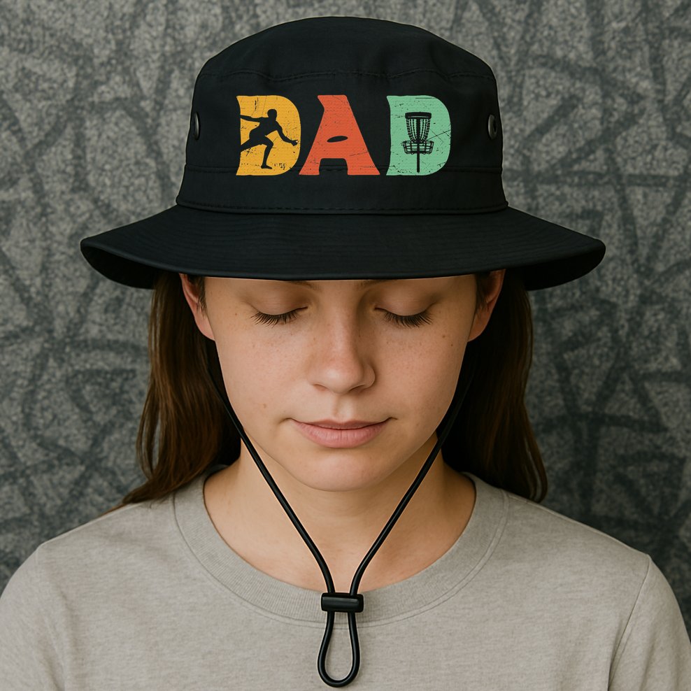 Disc Golf Best Dad By Par Father's Day Disc Golf Bucket Hat