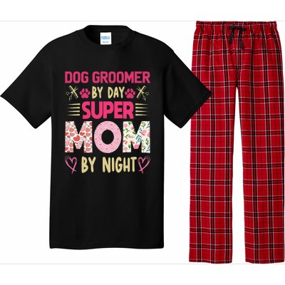 Dog Groomer By Day Super Moms By Night Pajama Set