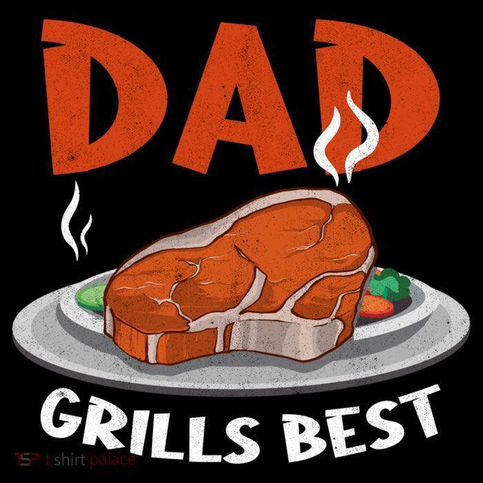 Dad Grills Best Steak Grilling Barbecue Fathers Day Bbq Gift Flatbill Hat
