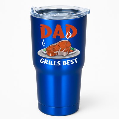 Dad Grills Best Steak Grilling Barbecue Fathers Day Bbq Gift Tumbler