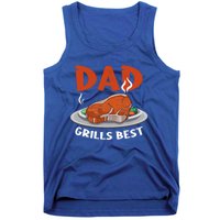 Dad Grills Best Steak Grilling Barbecue Fathers Day Bbq Gift Tank Top