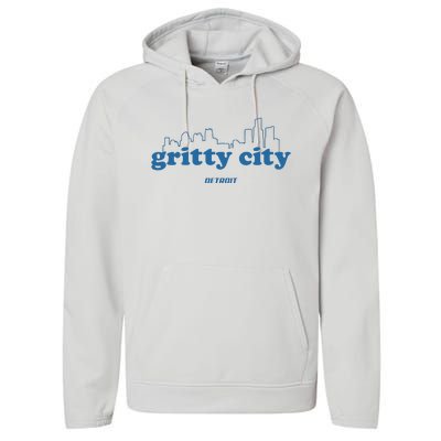 Detroit Gritty City Performance Fleece Hoodie