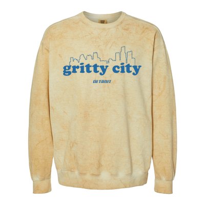 Detroit Gritty City Colorblast Crewneck Sweatshirt