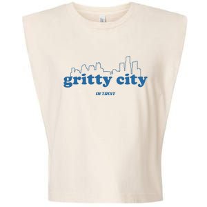 Detroit Gritty City Garment-Dyed Women's Muscle Tee