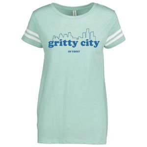 Detroit Gritty City Enza Ladies Jersey Football T-Shirt