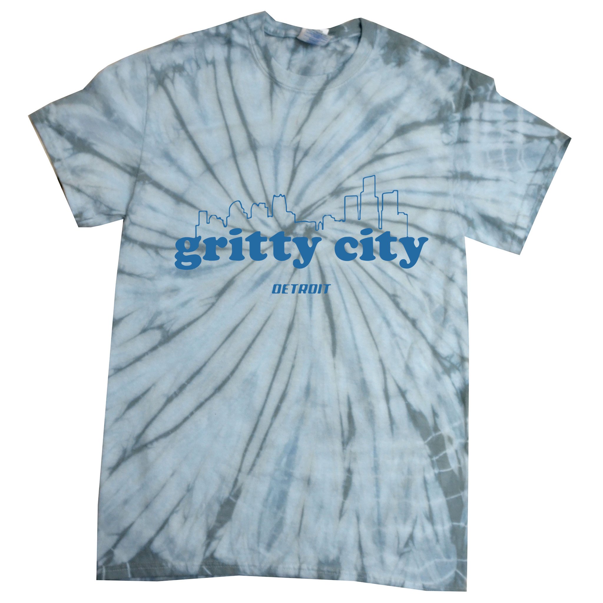 Detroit Gritty City Tie-Dye T-Shirt
