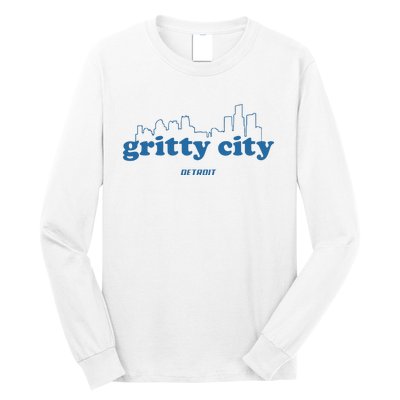 Detroit Gritty City Long Sleeve Shirt