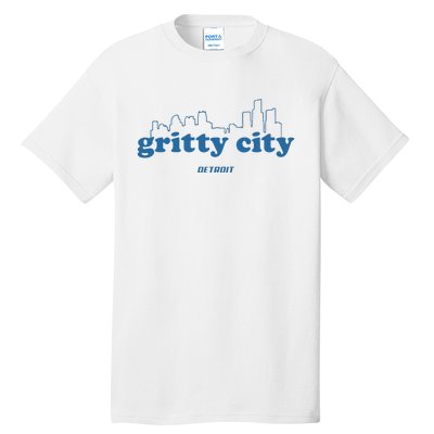 Detroit Gritty City Tall T-Shirt