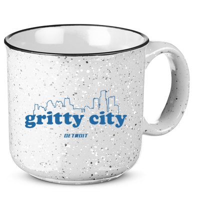 Detroit Gritty City 15oz Campfire Ceramic Mug