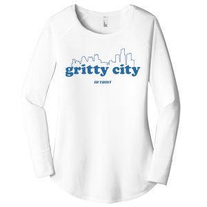 Detroit Gritty City Women's Perfect Tri Tunic Long Sleeve Shirt