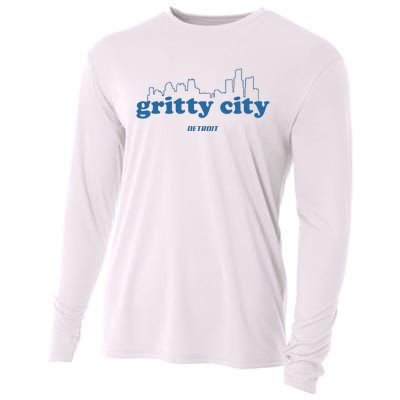 Detroit Gritty City Cooling Performance Long Sleeve Crew