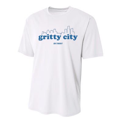 Detroit Gritty City Performance Sprint T-Shirt