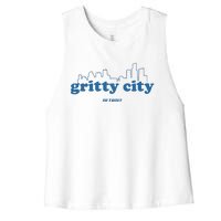 Detroit Gritty City Women's Racerback Cropped Tank