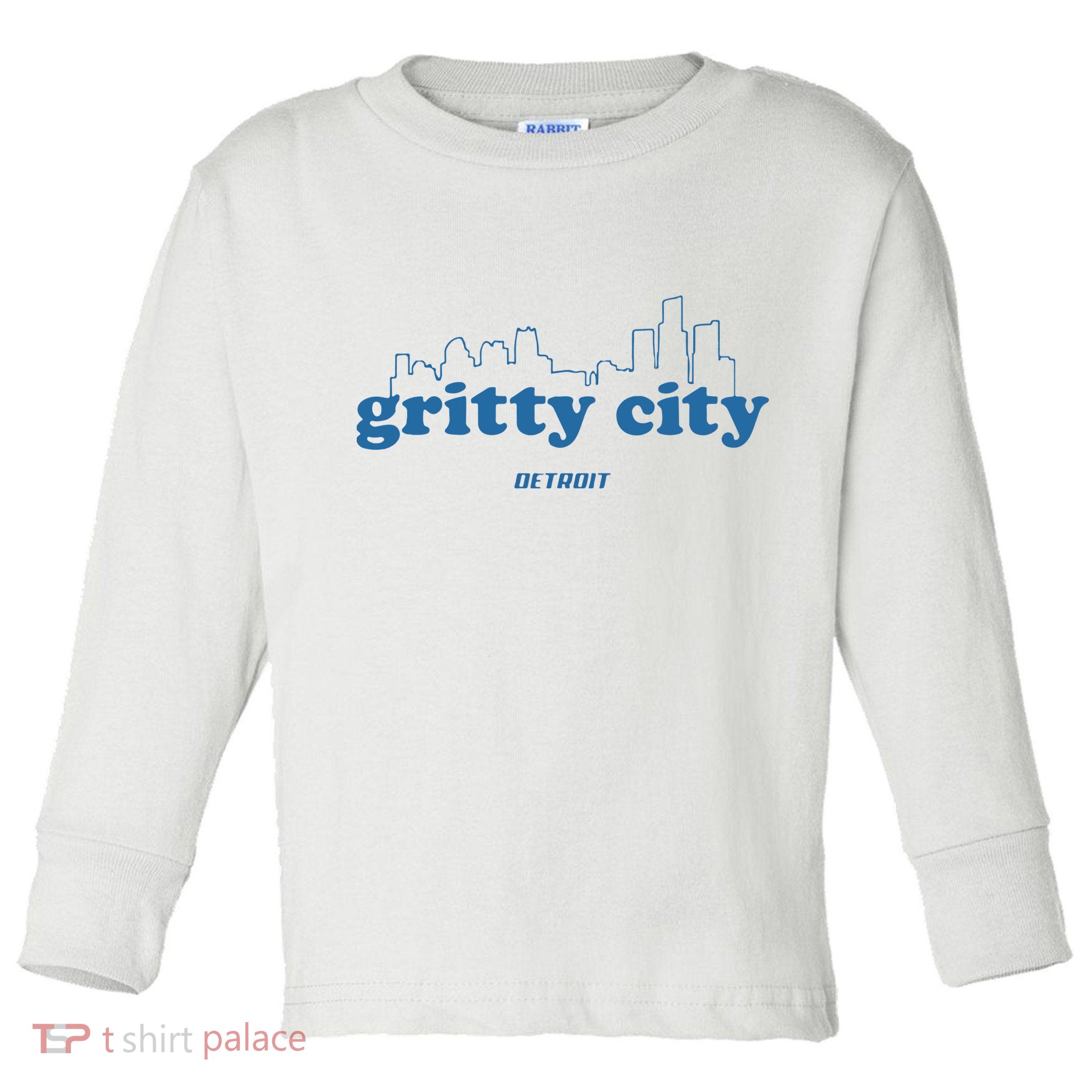 Detroit Gritty City Toddler Long Sleeve Shirt