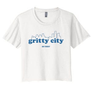 Detroit Gritty City Women's Crop Top Tee