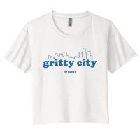 Detroit Gritty City Women's Crop Top Tee