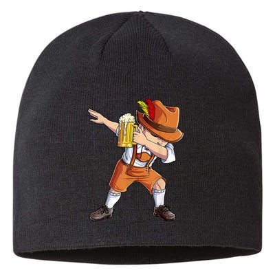 Dabbing German Clothes Oktoberfest Lederhosen Men Prost Beer Sustainable Beanie