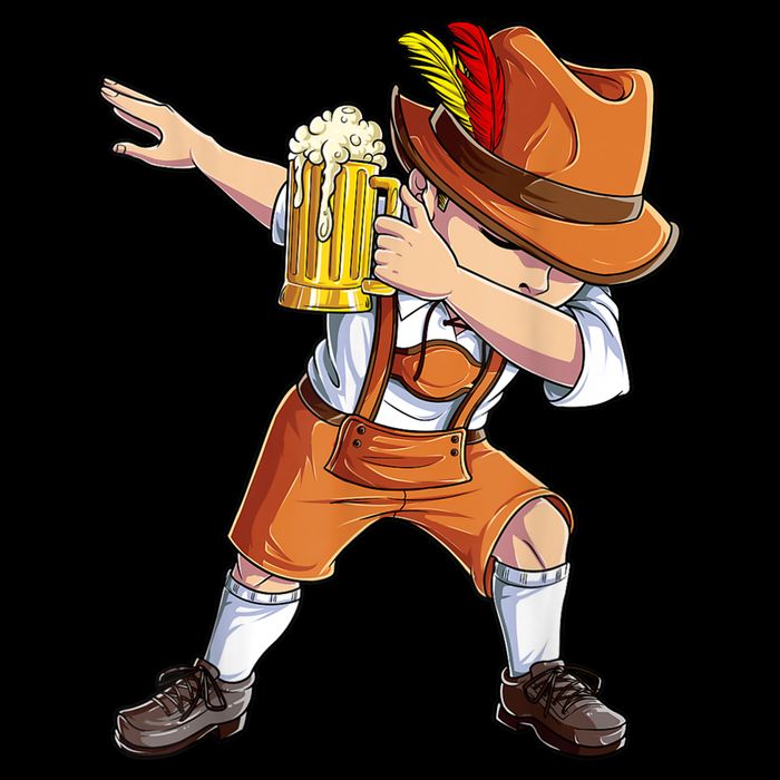 Dabbing German Clothes Oktoberfest Lederhosen Men Prost Beer 16 in Basic Backpack