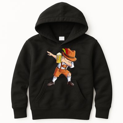 Dabbing German Clothes Oktoberfest Lederhosen Men Prost Beer Kids Hoodie