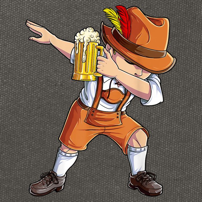 Dabbing German Clothes Oktoberfest Lederhosen Men Prost Beer Cotton Canvas Backpack