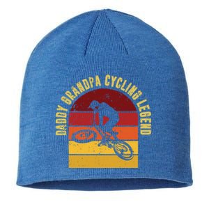 Daddy Grandpa Cycling Legend Gift Sustainable Beanie