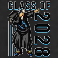 Dabbing Graduation Class Of 2028 Cool Comfort Performance Bucket Hat