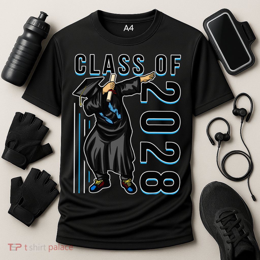 Dabbing Graduation Class Of 2028 Performance Shirt