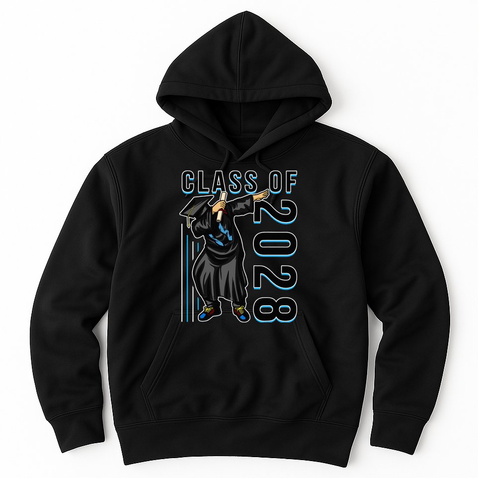 Dabbing Graduation Class Of 2028 Hoodie