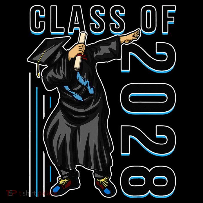 Dabbing Graduation Class Of 2028 Bucket Hat