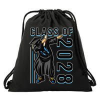 Dabbing Graduation Class Of 2028 Drawstring Bag