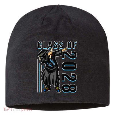 Dabbing Graduation Class Of 2028 Sustainable Beanie